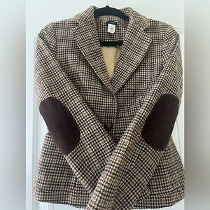 Plaid J.Crew Wool Blazer